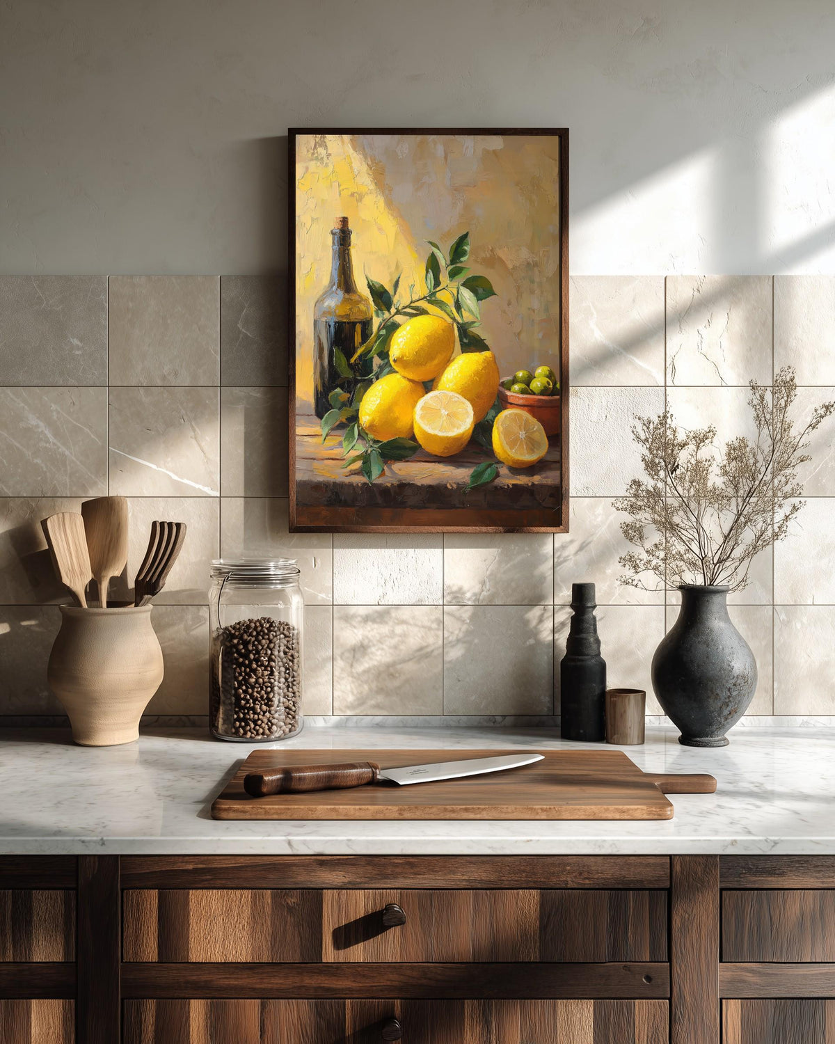 Framed Italian Lemon Canvas Art — view 9 of 20