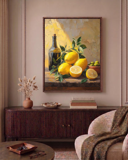 Framed Italian Lemon Canvas Art — view 18 of 20