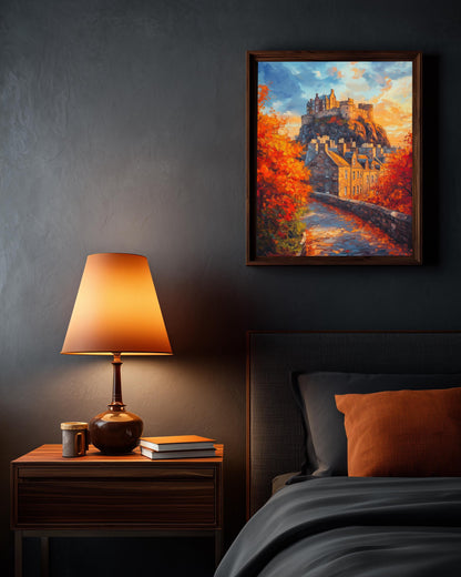 Edinburgh Castle Autumn Canvas Print — view 11 of 18