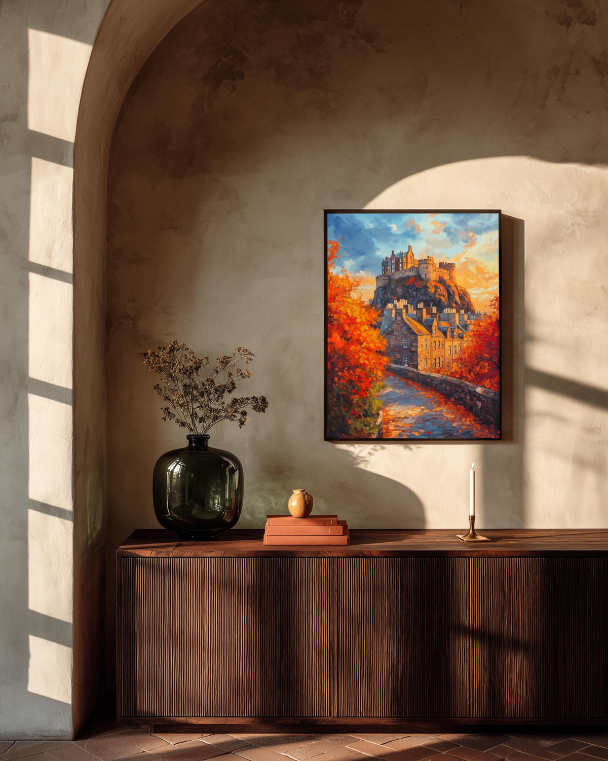Edinburgh Castle Autumn Canvas Print — view 10 of 18