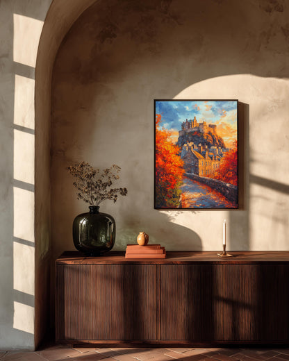 Edinburgh Castle Autumn Canvas Print — view 10 of 18