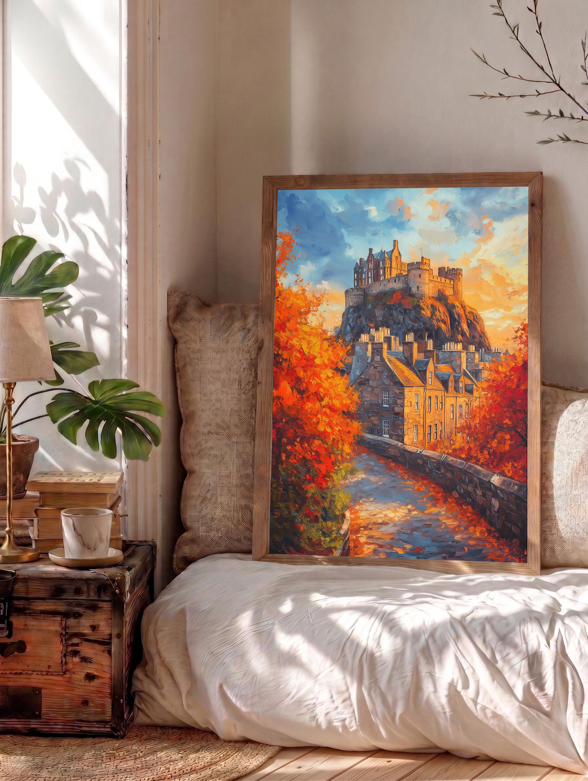 Edinburgh Castle Autumn Canvas Print — view 8 of 18