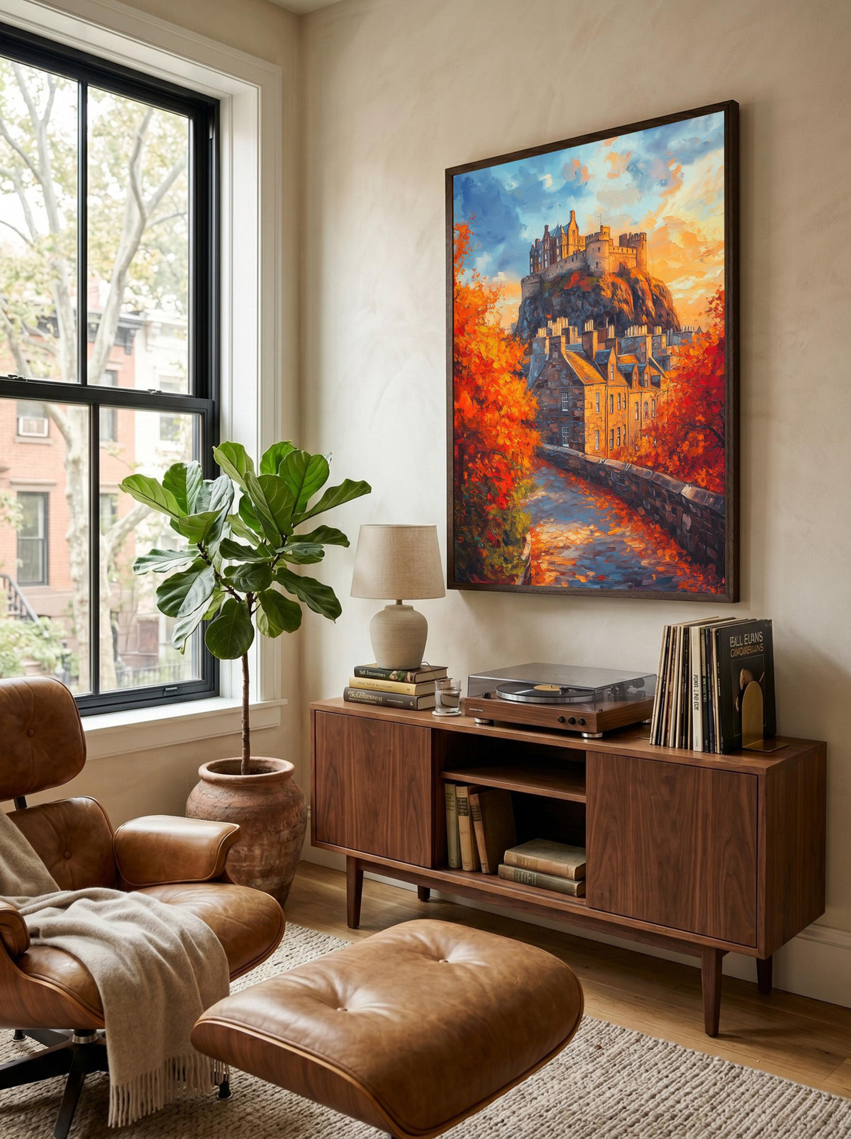 Edinburgh Castle Autumn Canvas Print — view 14 of 18