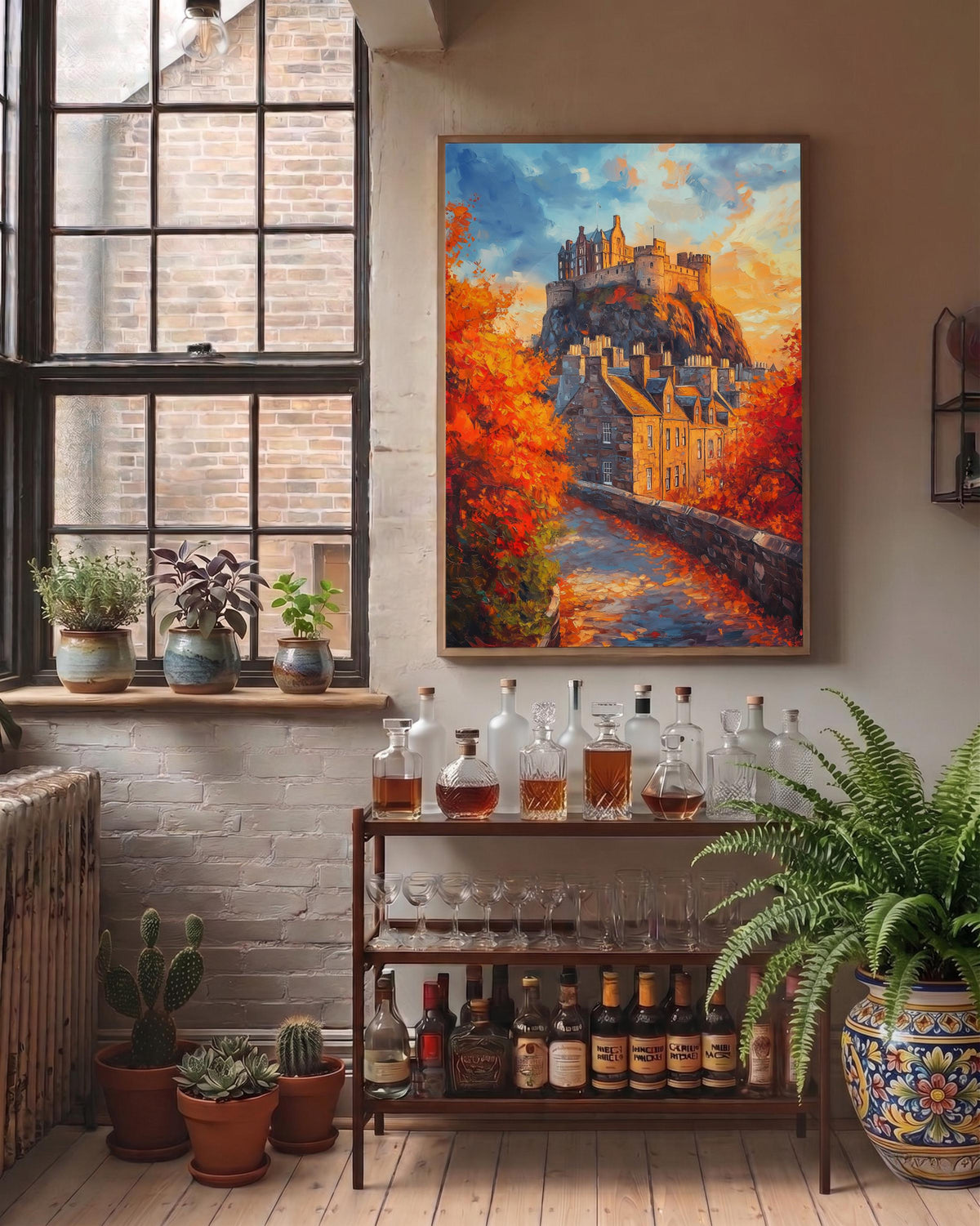 Edinburgh Castle Autumn Canvas Print — view 9 of 18