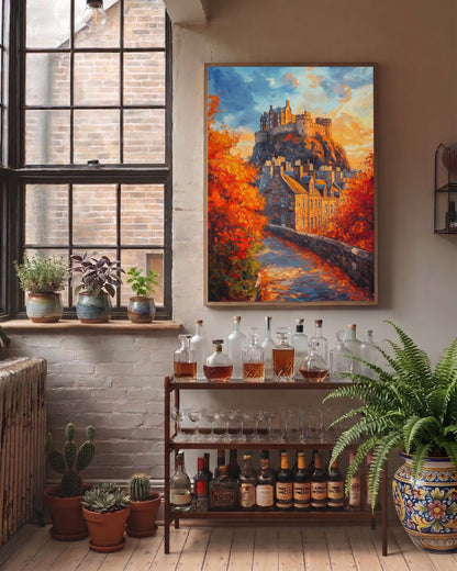 Edinburgh Castle Autumn Canvas Print — view 9 of 18
