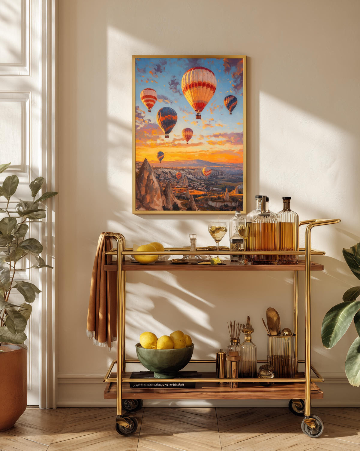 Cappadocia Wall Art Framed Canvas — view 13 of 19