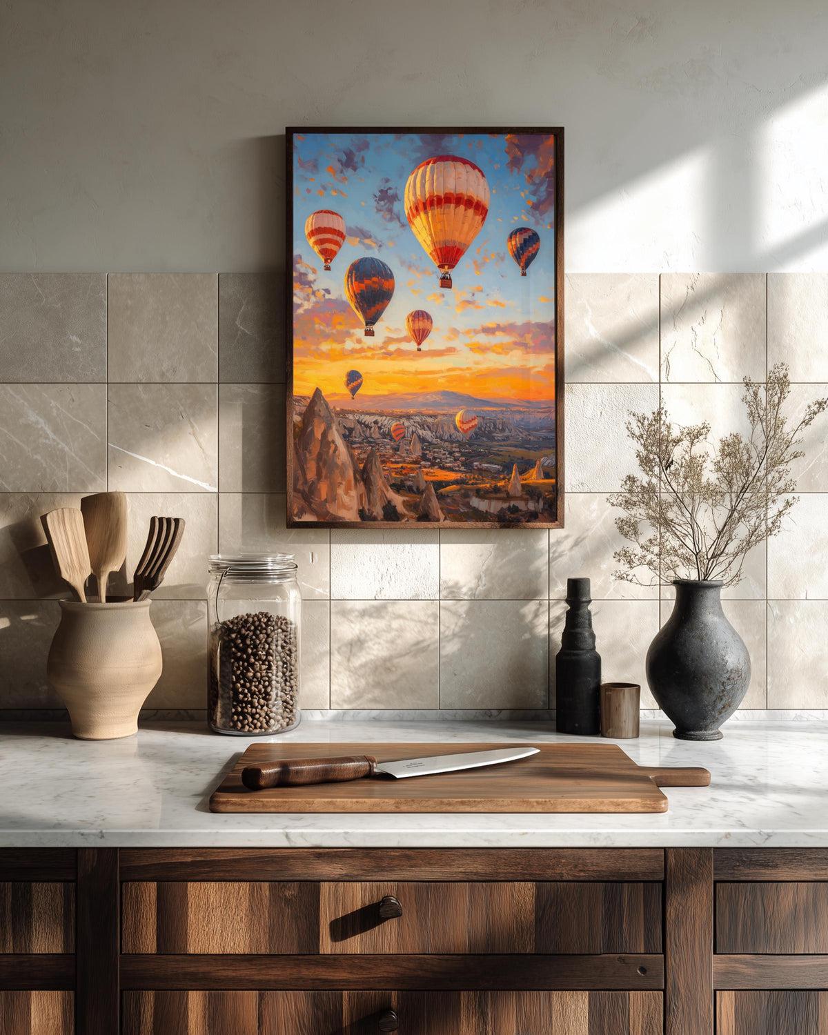 Cappadocia Wall Art Framed Canvas — view 7 of 19