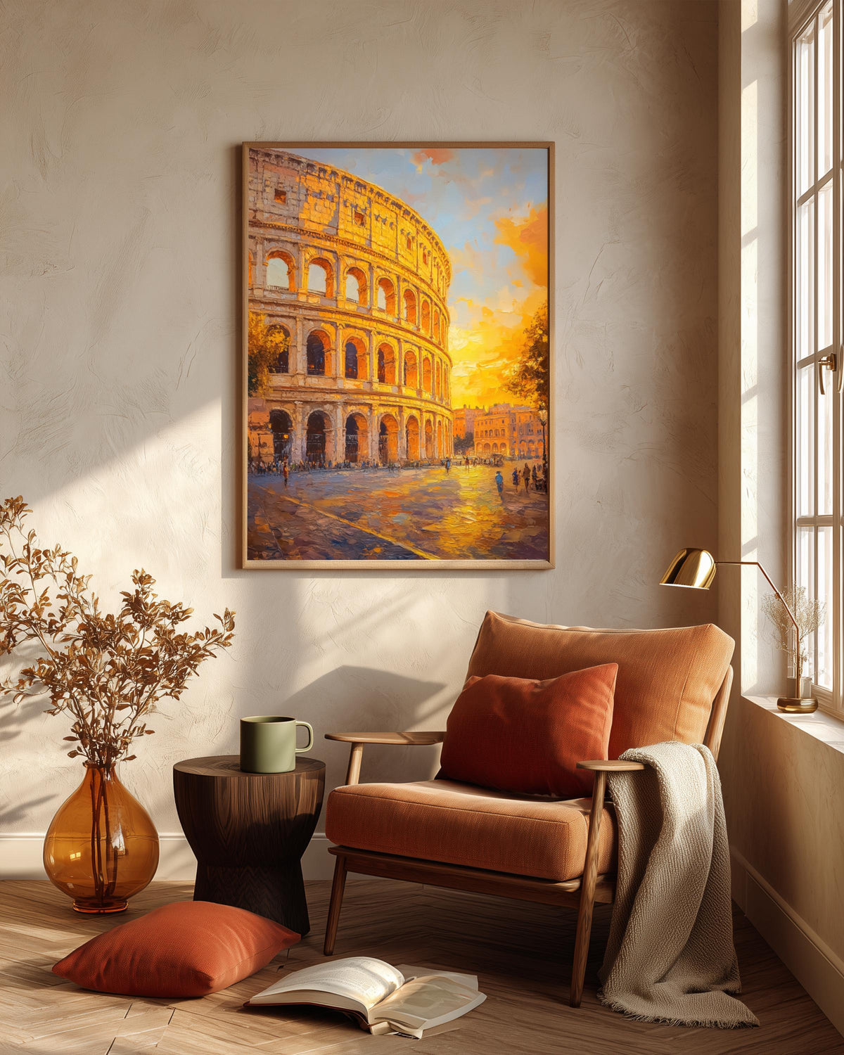 Colosseum Wall Art Framed Canvas — view 8 of 19