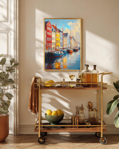 Copenhagen Wall Art Framed Canvas — view 8 of 19