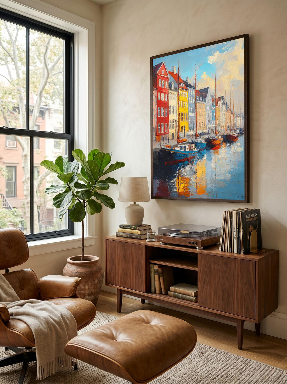 Copenhagen Wall Art Framed Canvas — view 16 of 19