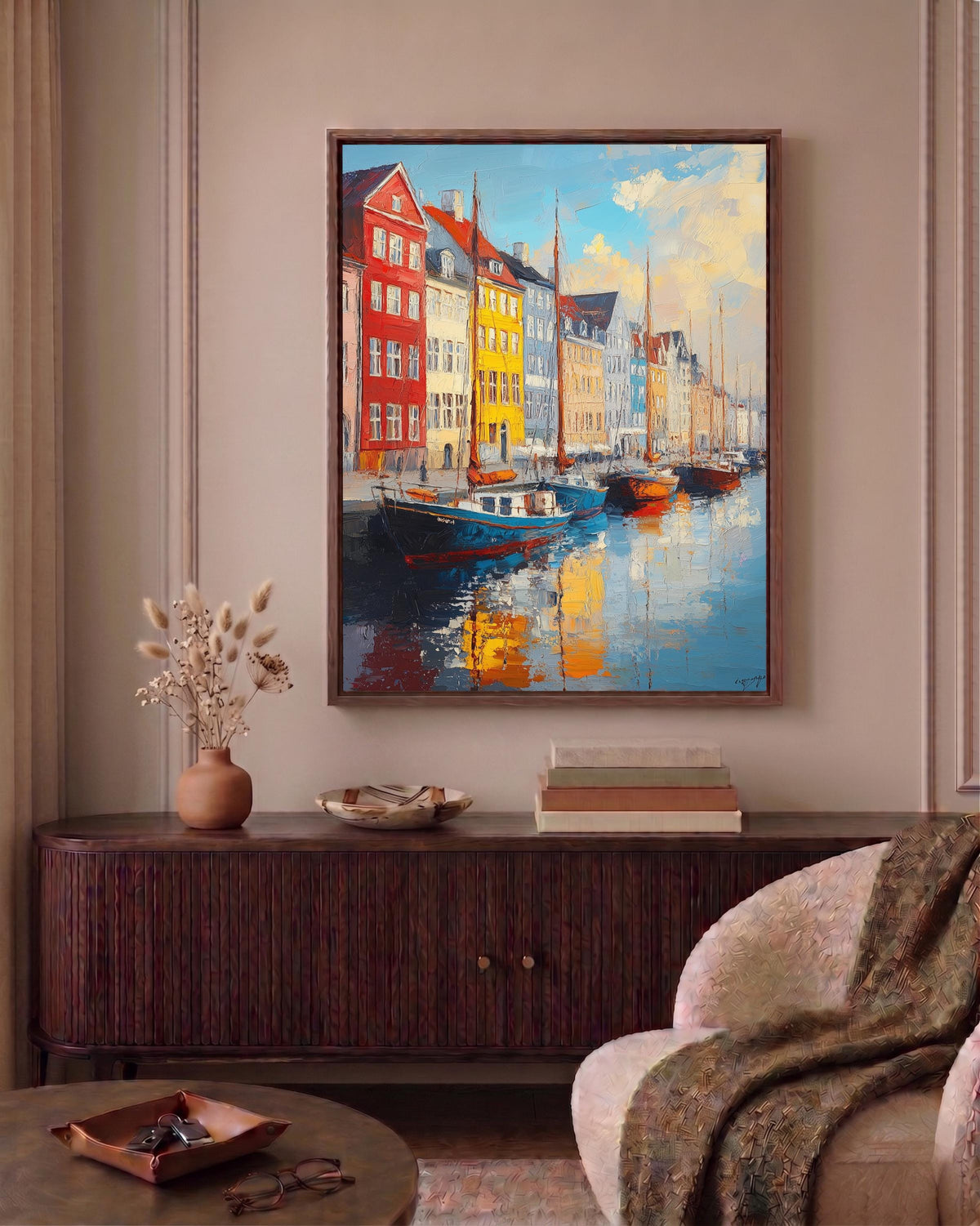 Copenhagen Wall Art Framed Canvas — view 10 of 19