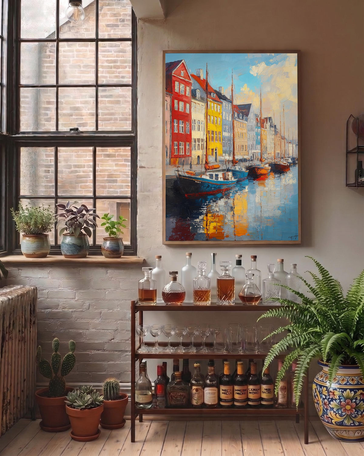 Copenhagen Wall Art Framed Canvas — view 6 of 19