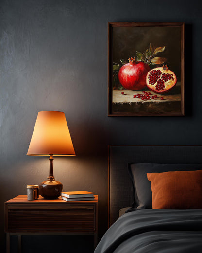 Pomegranate Wall Art Framed Canvas — view 15 of 19