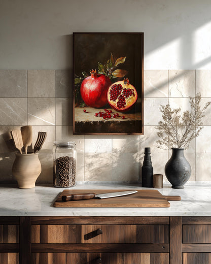 Pomegranate Wall Art Framed Canvas — view 6 of 19