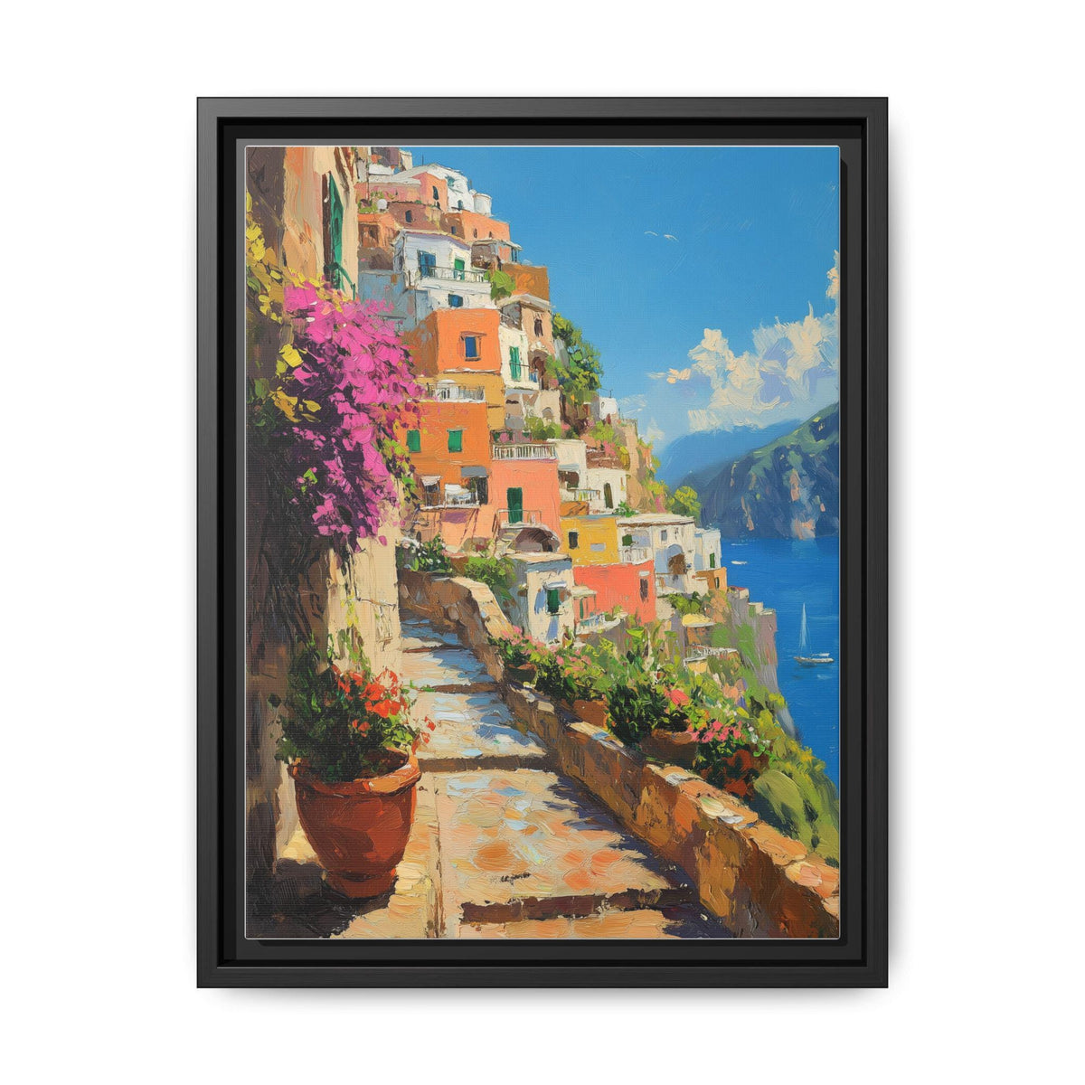 Positano Wall Art Framed Canvas — view 16 of 20