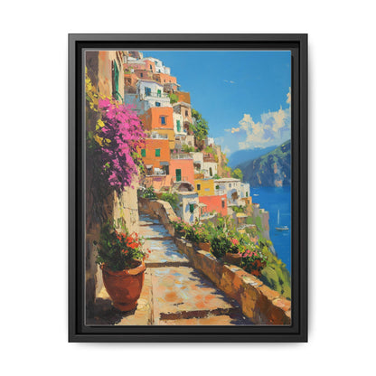 Positano Wall Art Framed Canvas — view 16 of 20
