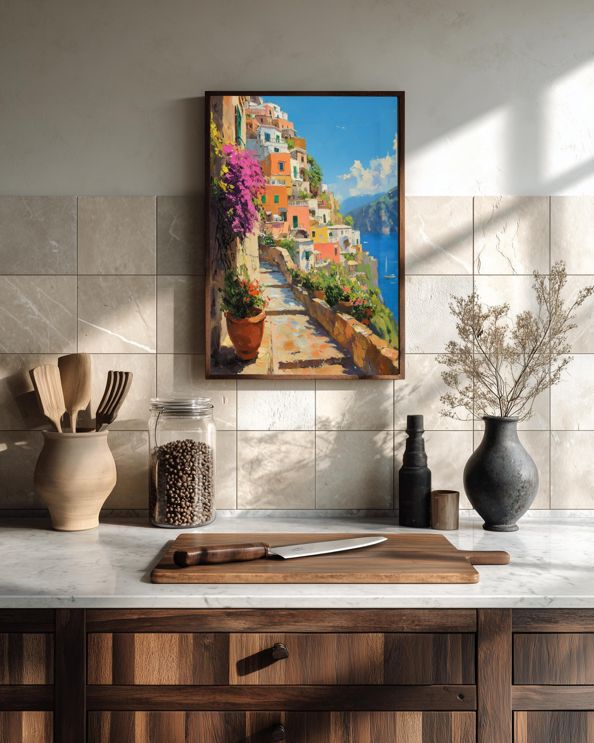 Positano Wall Art Framed Canvas — view 8 of 20