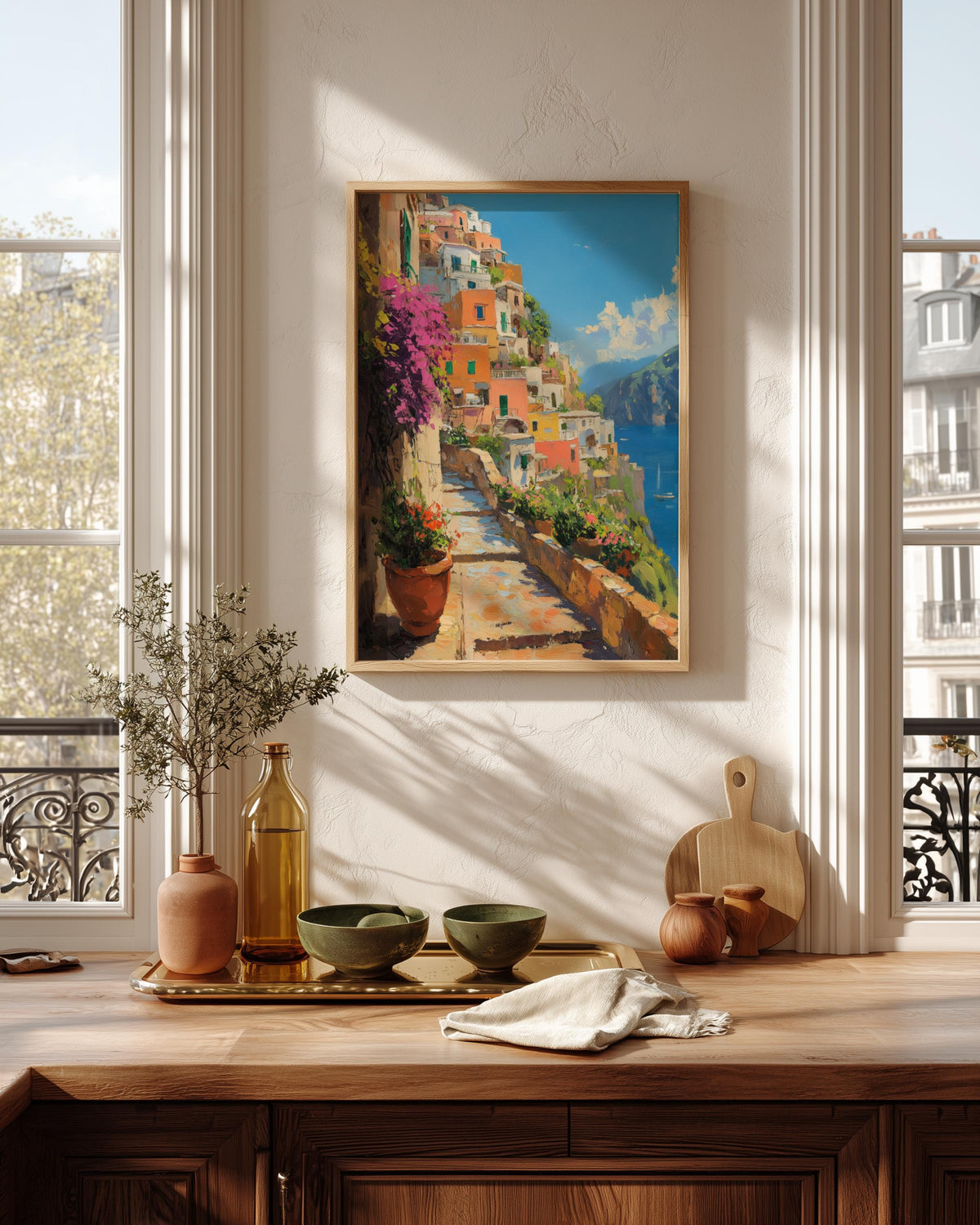 Positano Wall Art Framed Canvas — view 5 of 20