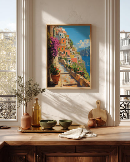 Positano Wall Art Framed Canvas — view 5 of 20