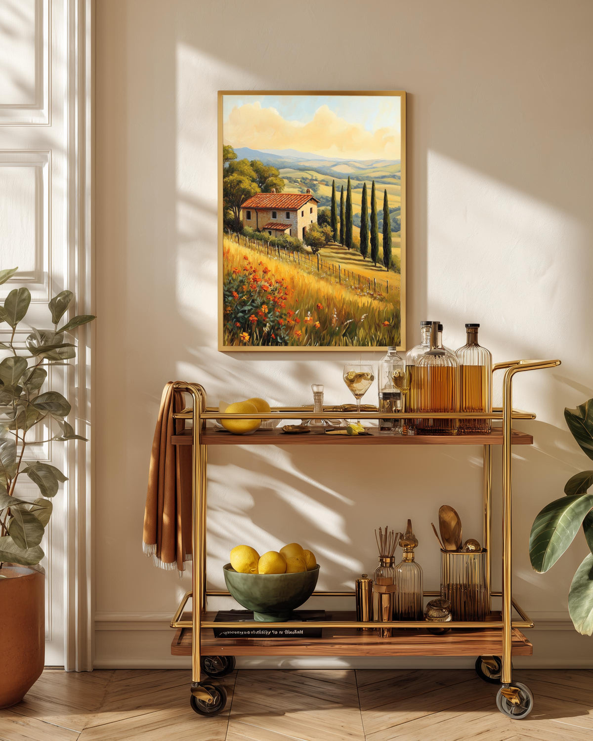 Tuscan Landscape Framed Canvas Print — view 11 of 20