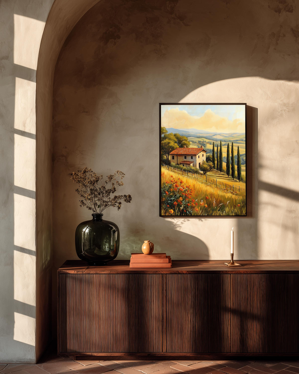 Tuscan Landscape Framed Canvas Print — view 12 of 20