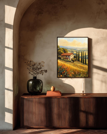 Tuscan Landscape Framed Canvas Print — view 12 of 20