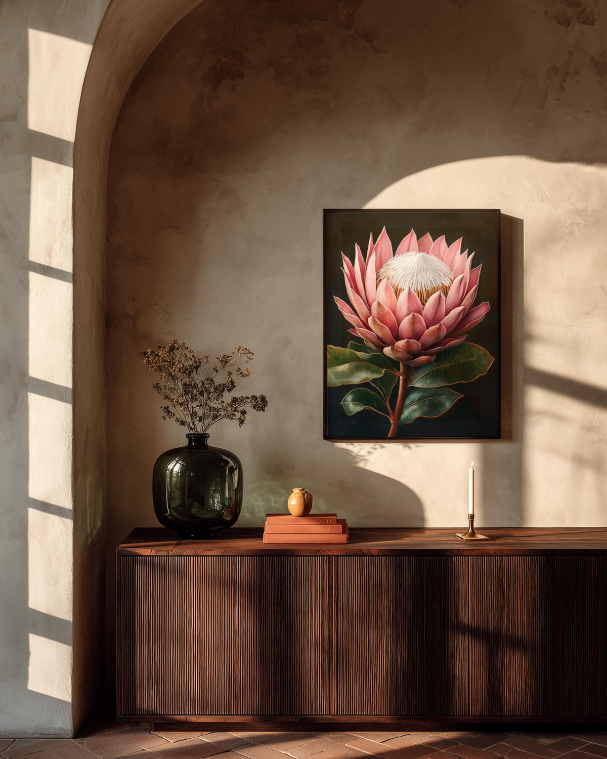 Protea Wall Art Framed Canvas — view 9 of 19