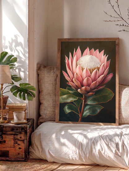 Protea Wall Art Framed Canvas — view 13 of 19