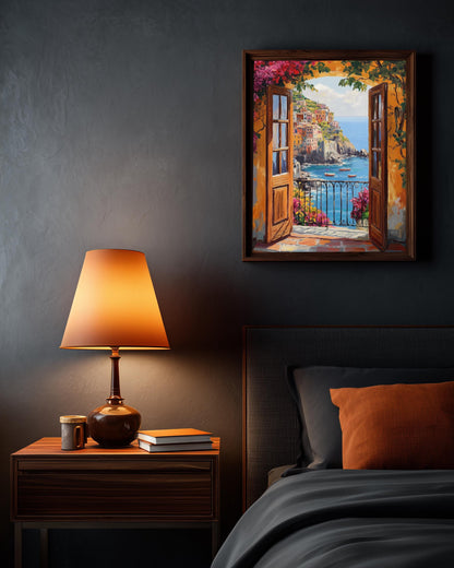 Cinque Terre Open Window Wall Art — view 12 of 20
