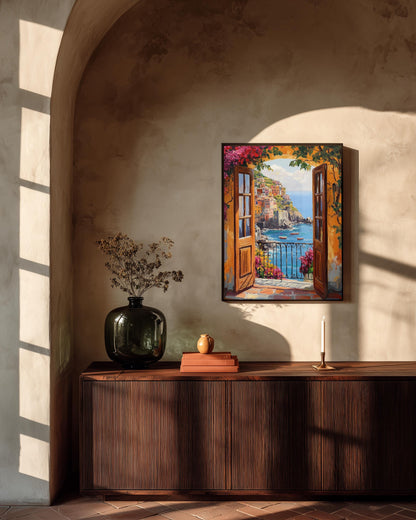 Cinque Terre Open Window Wall Art — view 14 of 20