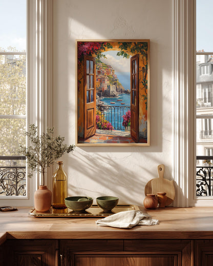 Cinque Terre Open Window Wall Art — view 6 of 20