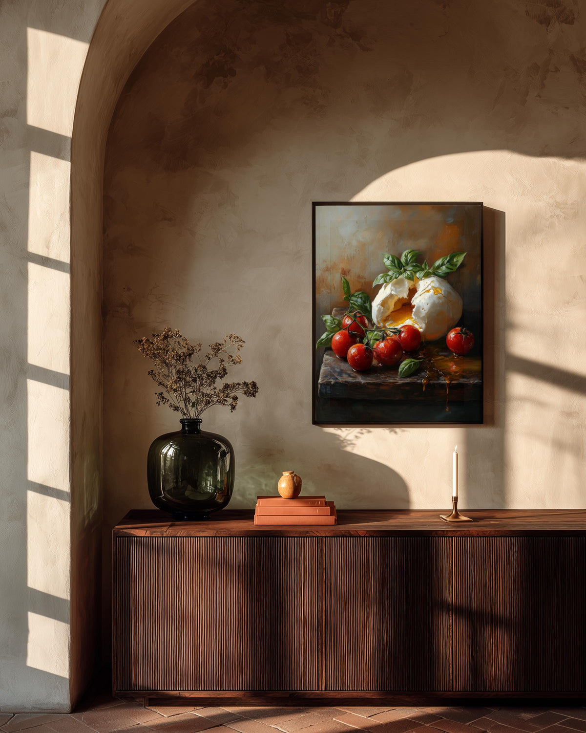 Burrata Print Framed Canvas — view 7 of 20