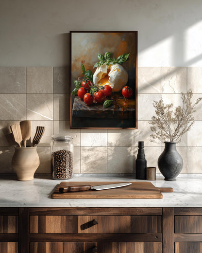 Burrata Print Framed Canvas — view 8 of 20