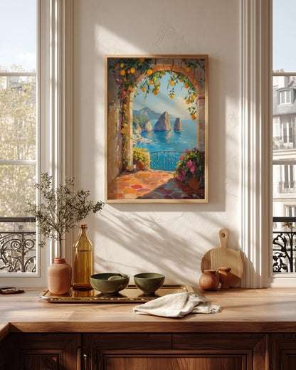 Capri Faraglioni Canvas Print — view 6 of 20