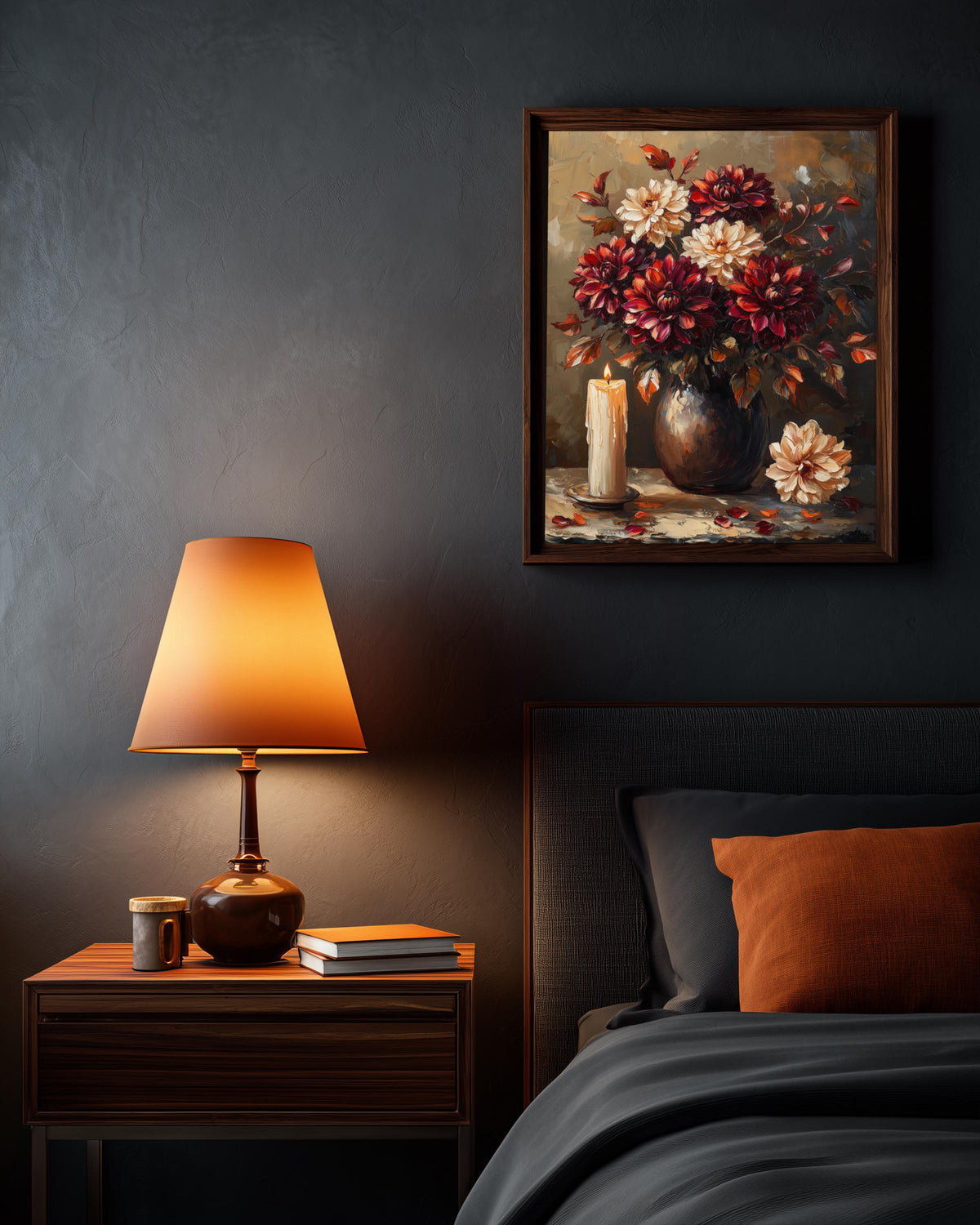 Dark Dahlia Wall Art — view 10 of 19
