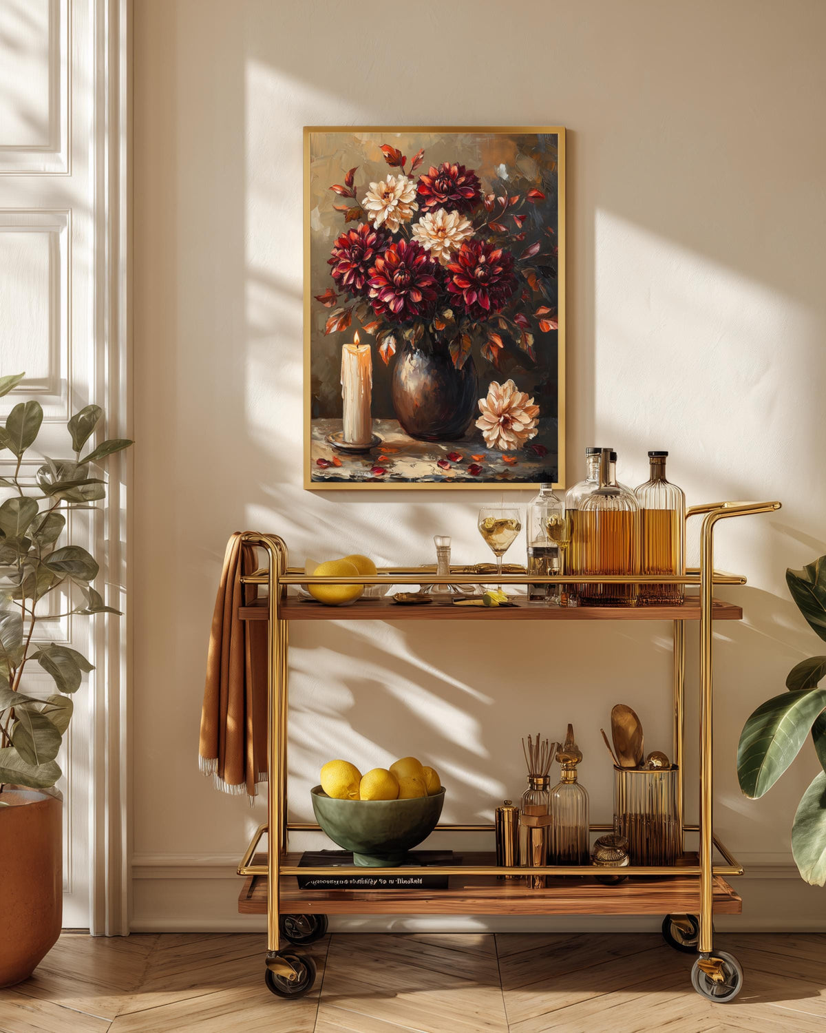Dark Dahlia Wall Art — view 11 of 19
