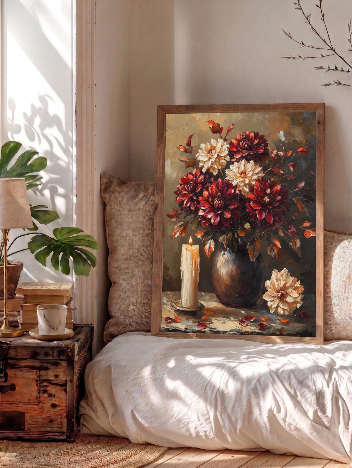 Dark Dahlia Wall Art — view 12 of 19