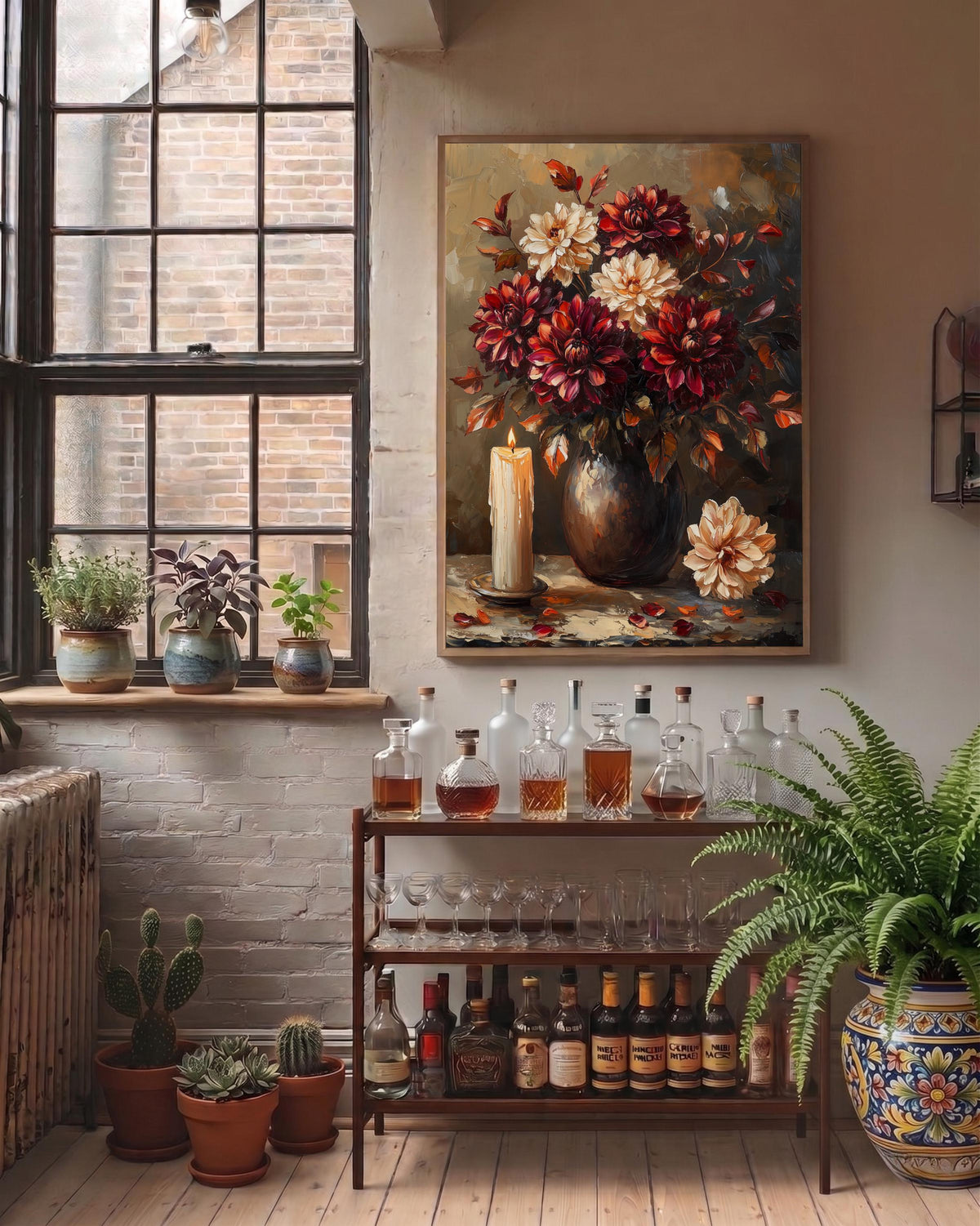 Dark Dahlia Wall Art — view 6 of 19