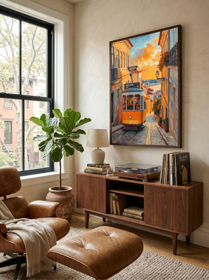 Lisbon Yellow Tram Canvas Print — view 17 of 20