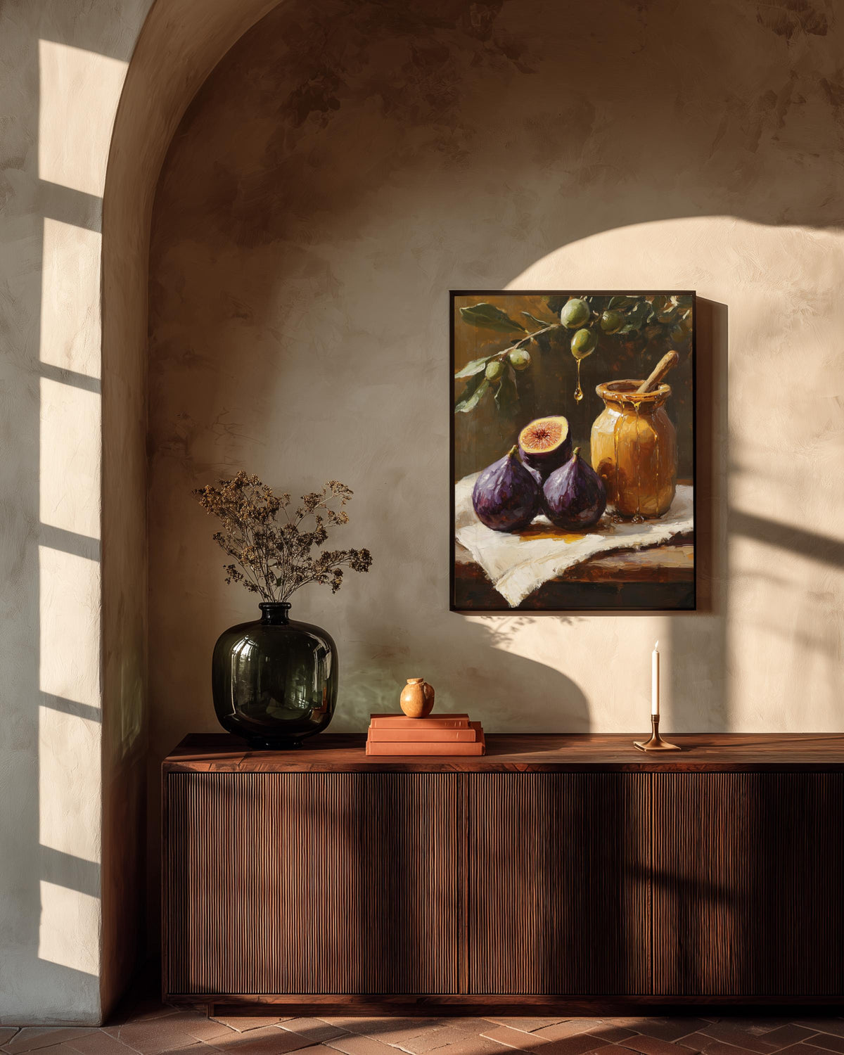 Mediterranean Fig Still Life Framed Canvas Print — view 7 of 20
