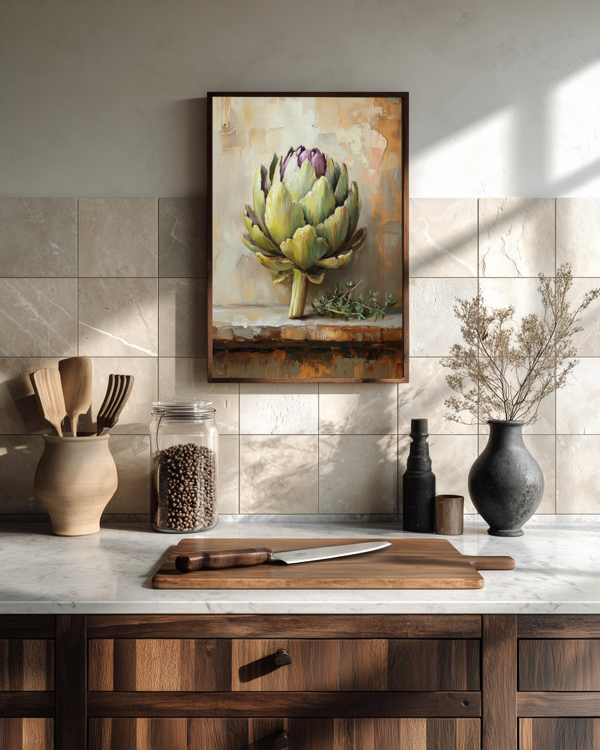 Artichoke Wall Art Framed Canvas — view 13 of 20