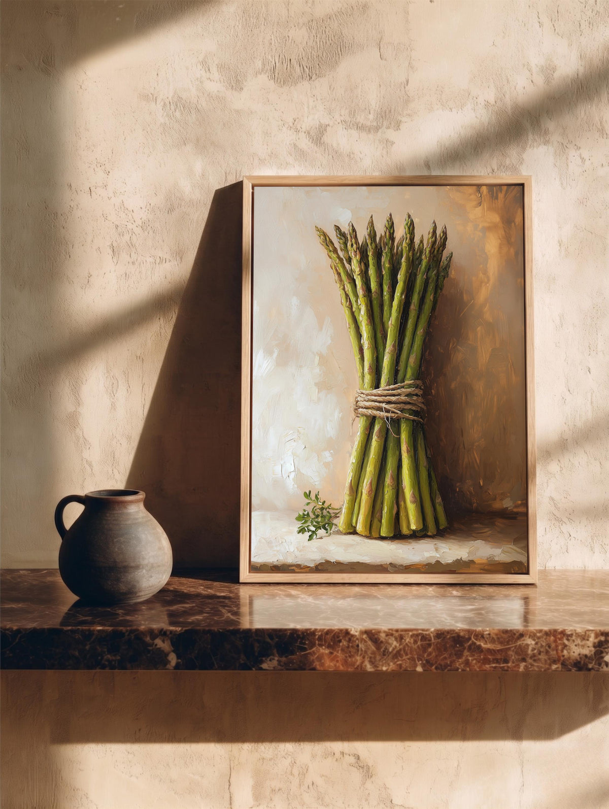 Asparagus Wall Art Framed Canvas — view 11 of 20