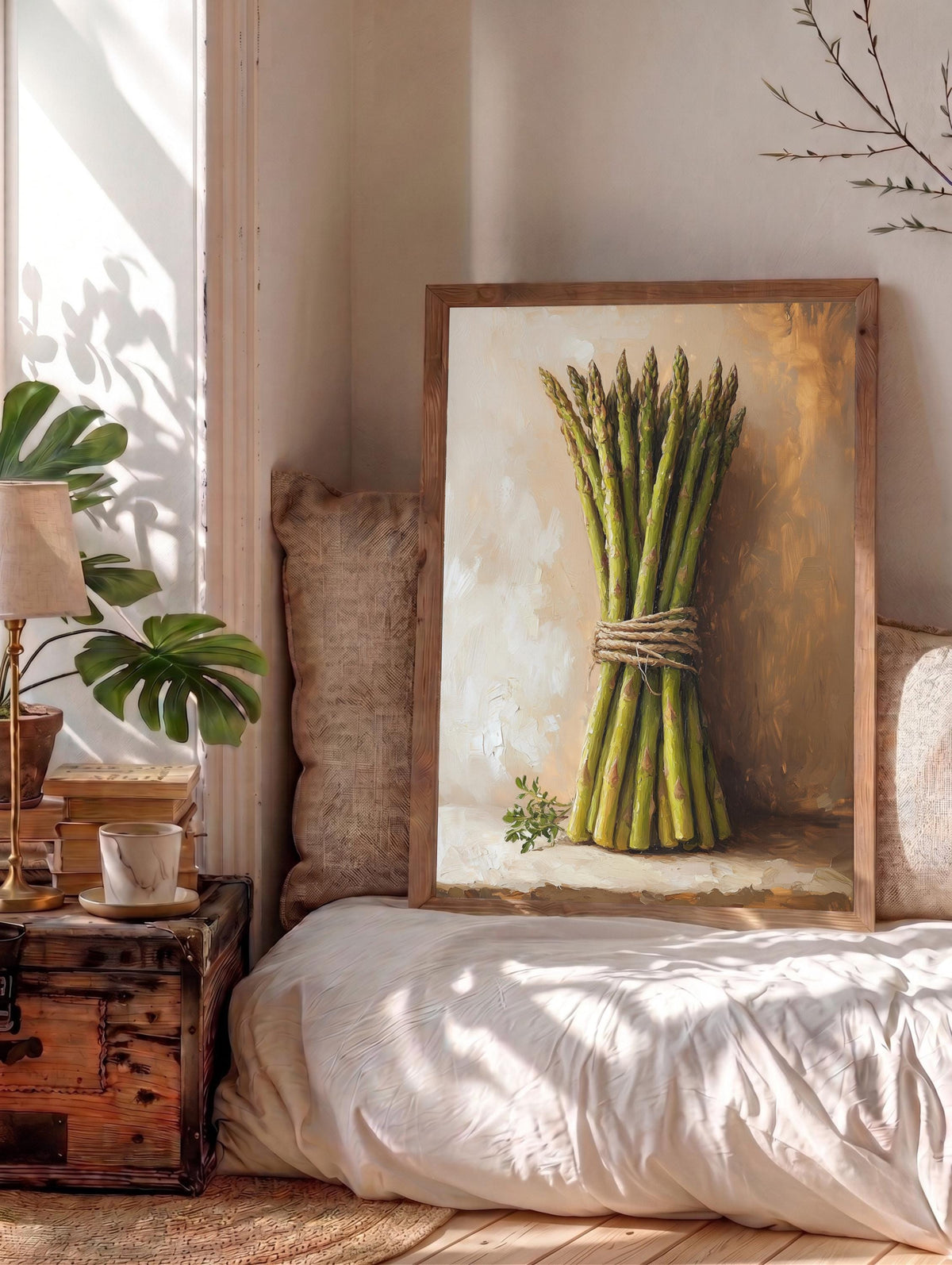 Asparagus Wall Art Framed Canvas — view 15 of 20