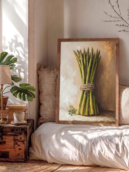 Asparagus Wall Art Framed Canvas — view 15 of 20
