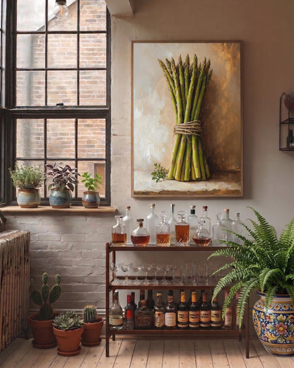 Asparagus Wall Art Framed Canvas — view 13 of 20