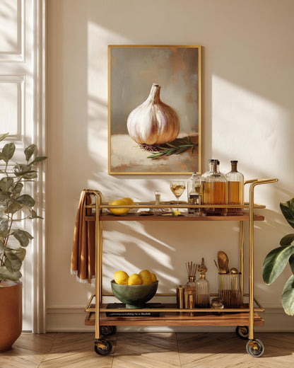 Garlic Still Life Framed Canvas — view 6 of 19