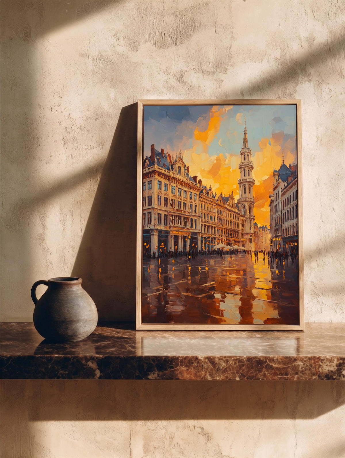 Brussels Wall Art Framed Canvas — view 17 of 20