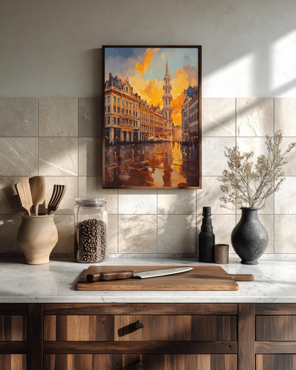 Brussels Wall Art Framed Canvas — view 7 of 20