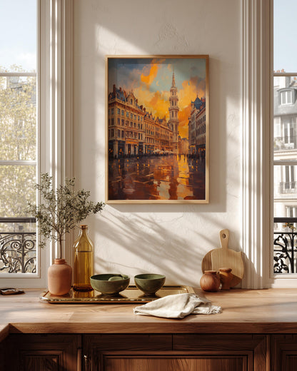 Brussels Wall Art Framed Canvas — view 6 of 20