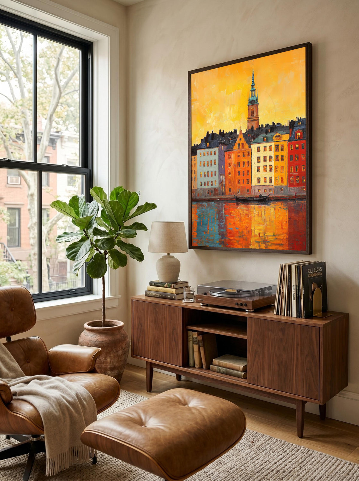 Stockholm Gamla Stan Waterfront Canvas Print — view 16 of 19